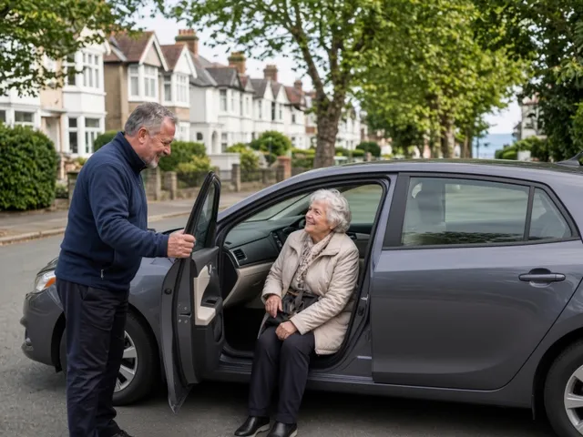Volunteer car transport helping residents reach appointments