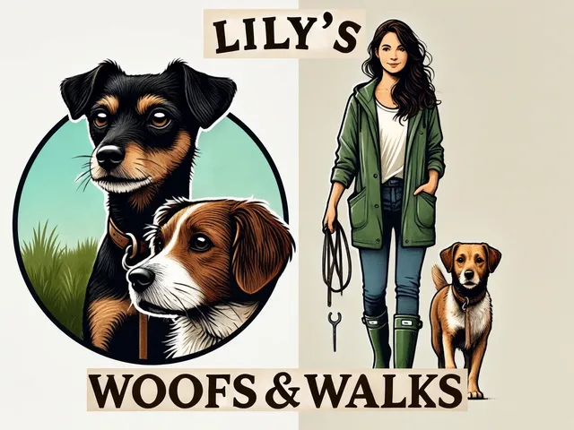 Lily's Woofs & Walks Logo